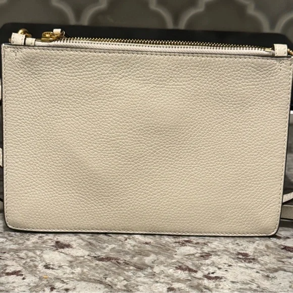 Tory Burch Blake Cream Crossbody Bag - Picture 2 of 9